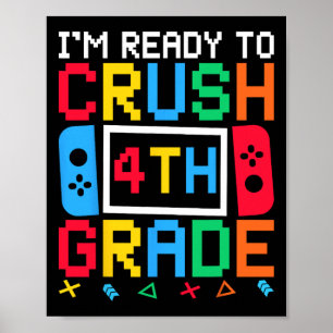 Ik ben klaar om 4e klas CK naar school te verplett Poster