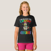 Ik ben klaar om 4e klas kip T-shirt te verplettere (Voorkant volledig)