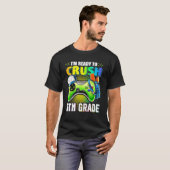 Ik ben klaar om 5 videogame controller 5th Bir te  T-shirt (Voorkant volledig)