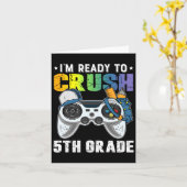 Ik ben klaar om 5e klas videogame CK naar school t Kaart (Gele Bloem)