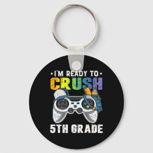 Ik ben klaar om 5e klas videogame CK naar school t Sleutelhanger