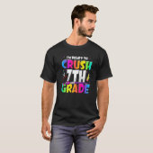 Ik ben klaar om 7e graad 3 FUNNY terug naar Schoo T-shirt (Voorkant volledig)