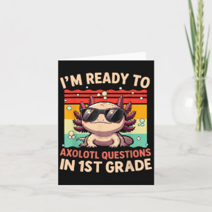 Ik ben klaar om Axolotl vragen in de 1e klas terug Kaart