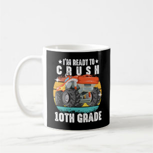 Ik ben klaar om de 10e klas grappige monstertruck  koffiemok