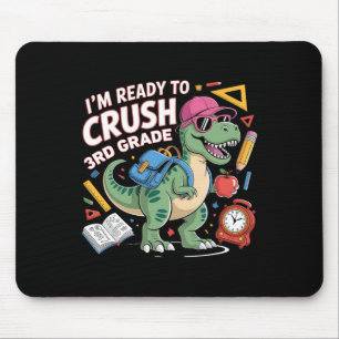 Ik ben klaar om de 3e klas dinosaurus terug naar s muismat