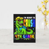 Ik ben klaar om de 4e graads dinosaurus te kletsen kaart (Gele Bloem)