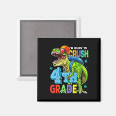 Ik ben klaar om de 4e graads dinosaurus terug te b magneet (Voorkant / Achterkant)