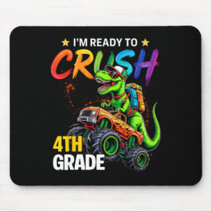 Ik ben klaar om de 4e klas Monster Truck Dinosauru Muismat