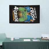 Ik ben klaar om de 4e klas weer naar school te gaa spandoek (Beurs)