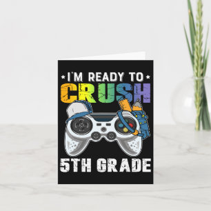 Ik ben klaar om de 5e klas videogame Ck naar schoo Kaart