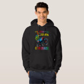 Ik ben klaar om de 6de graads dinosauriërs te late hoodie (Voorkant volledig)