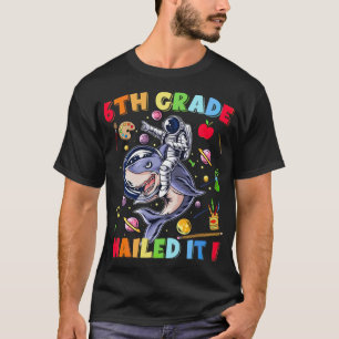 Ik ben klaar om de 6e klas te kraken Grappig Ik be T-shirt