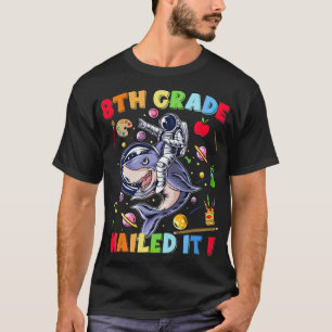 Ik ben klaar om de 8e klas te kraken Grappig Ik be T-shirt