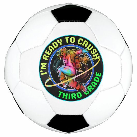 Ik ben klaar om de derde klas te kraken voetbal (Voorkant)