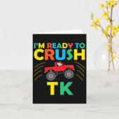 Ik ben klaar om de dinosaurus te verpletteren, ter kaart (Gele Bloem)