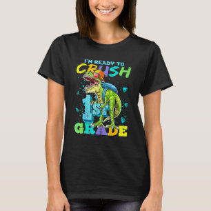 Ik ben klaar om de dinosaurussen van groep 3 terug t-shirt