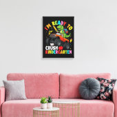 Ik ben klaar om de eerste dag van de kleuterschool canvas afdruk (Insitu (Woonkamer))