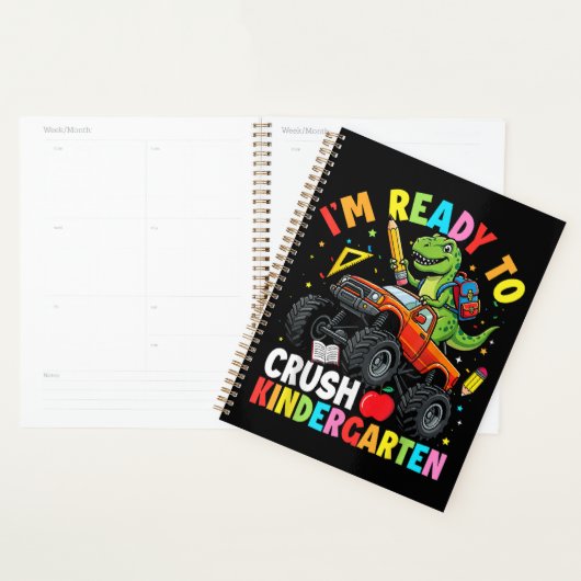 Ik ben klaar om de eerste dag van de kleuterschool planner (Display)
