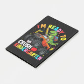 Ik ben klaar om de eerste dag van de kleuterschool post-it® notes (Schuin)
