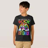 Ik ben klaar om de eerste graads unicorn regenboog t-shirt (Voorkant volledig)