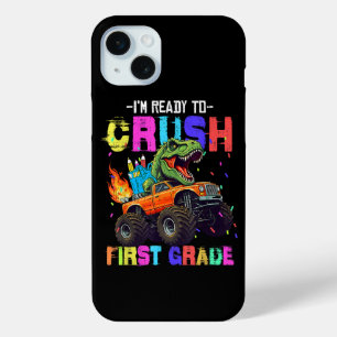 Ik ben klaar om de eerste klas dinosaurus vrachtwa iPhone 15 mini hoesje