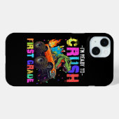 Ik ben klaar om de eerste klas dinosaurus vrachtwa Case-Mate iPhone case (Achterkant (horizontaal))