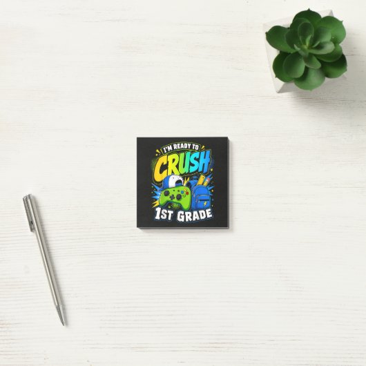 Ik ben klaar om de eerste klas te verpletteren Ter Post-it® Notes (Kantoor)