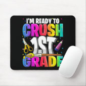 Ik ben klaar om de eerste klas terug te krijgen na muismat (Met muis)