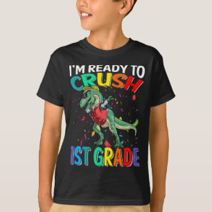 Ik ben klaar om de eerste klas van de dinosaur te  t-shirt