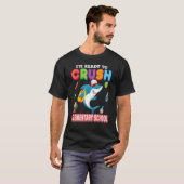 Ik ben klaar om de elementaire schoolhaai terug te t-shirt (Voorkant volledig)