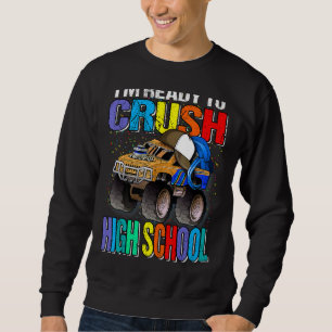 Ik ben klaar om de High School Monster Truck terug Trui