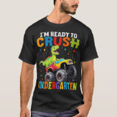 Ik ben klaar om de Kindergarten T Rex Dinosaur te  T-shirt (Voorkant)