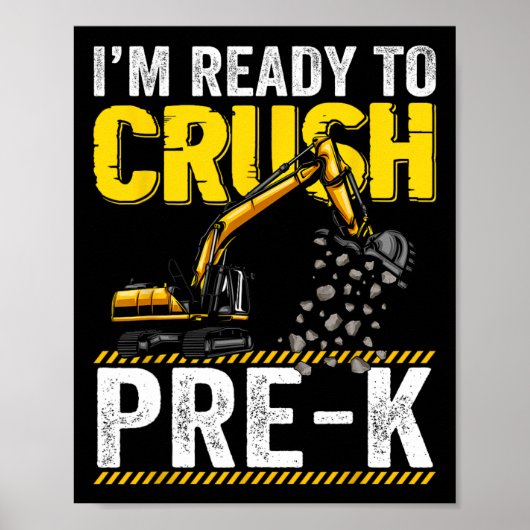 Ik ben klaar om de kleuterbouw constructie graafma poster (Voorkant)