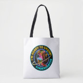 Ik ben klaar om de kleuterklas te kraken tote bag (Voorkant)