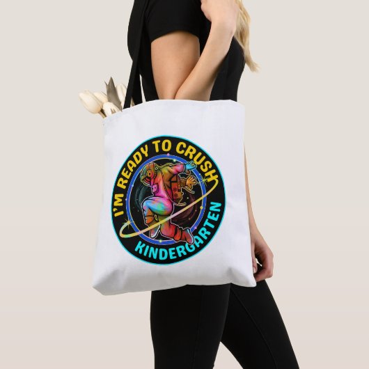 Ik ben klaar om de kleuterklas te kraken tote bag (Dichtbij)