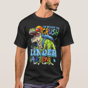 Ik ben klaar om de kleuterschool Dino T-rex CK naa T-shirt