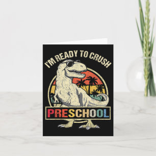 Ik ben klaar om de kleuterschool dinosaurus T Rex Kaart