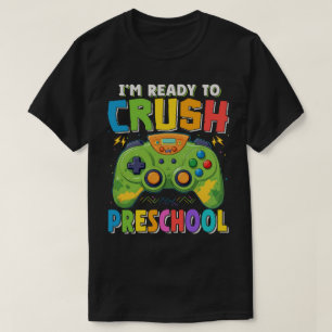 Ik ben klaar om de kleuterschool gamer terug naar  t-shirt