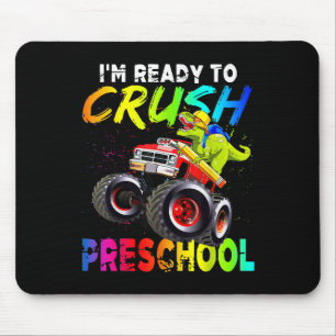 Ik ben klaar om de kleuterschool Monster Truck Din Muismat