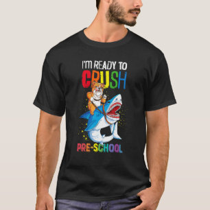 Ik ben klaar om de kleuterschool Pre K Bulldog Sha T-shirt