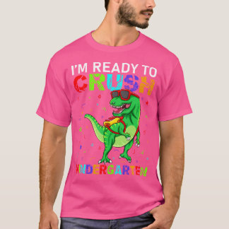 Ik ben klaar om de kleuterschool T Rex Dinosaur te T-shirt