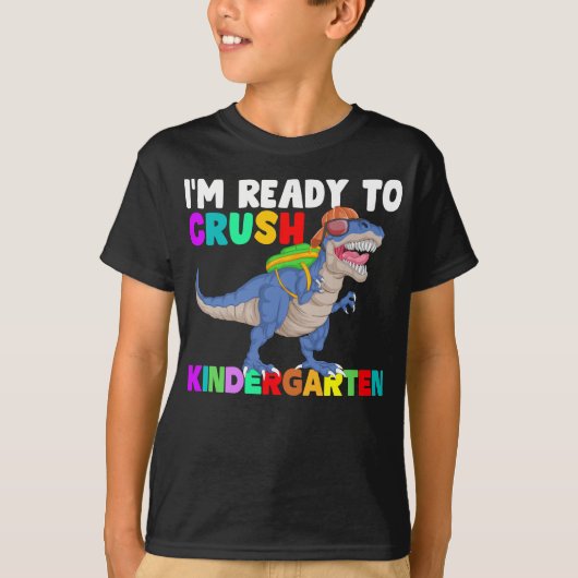 ik ben klaar om de kleuterschool te vermorzelen t-shirt (Voorkant)