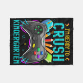 Ik ben klaar om de kleuterschool te verpletteren C Fleece Deken (Voorkant (Horizontaal))