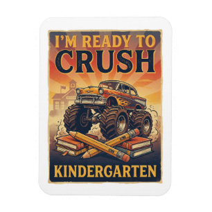 Ik ben klaar om de kleuterschool te verpletteren magneet