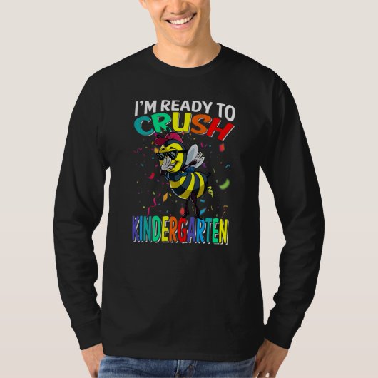 Ik ben klaar om de kleuterschool weer op school te t-shirt (Voorkant)