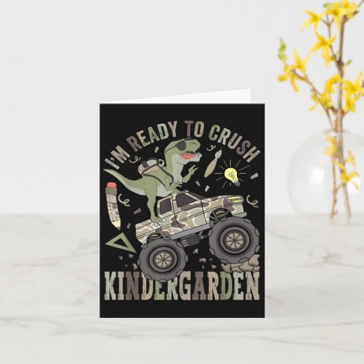 Ik ben klaar om de kleutertruck te verpletteren  kaart (Gele Bloem)