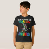 Ik ben klaar om de middelbare school brachiosaurus t-shirt (Voorkant volledig)