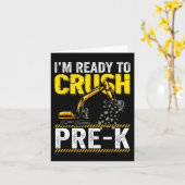 Ik ben klaar om de pre-K bouwnijverheid excavator  Kaart (Gele Bloem)