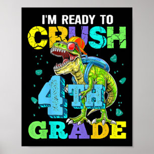 Ik ben klaar om de vierde klas terug te brengen na poster