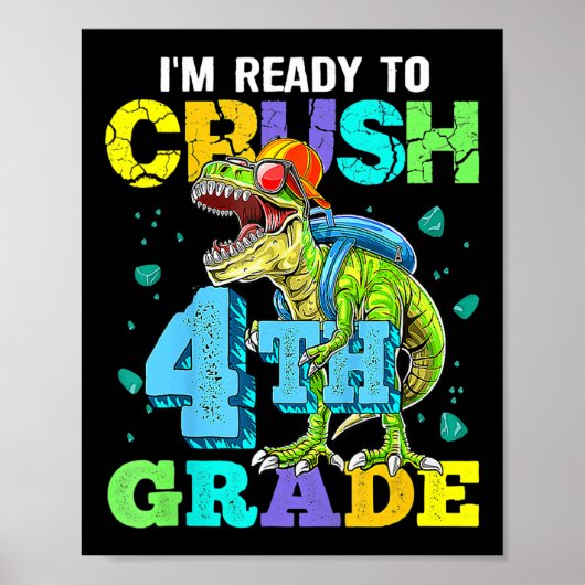 Ik ben klaar om de vierde klas terug te brengen na poster (Voorkant)